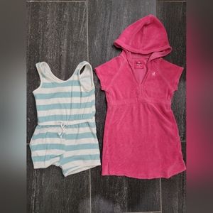 Toddler Girls Terry Cloth Beach/Pool/Swim coverups size 3T Bundle